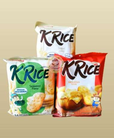 (PACK) K'Rice Delfie Orion Rice Crackers Beras Cheese Potato