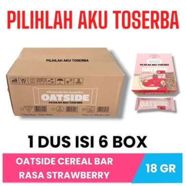 Oatside Oat CEREAL BAR STRAWBERRY - ( HARGA 1 DUS )