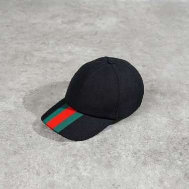 Topi GUCCI SUPREME GREEN RED BLACK CAP 100% ORIGINAL M