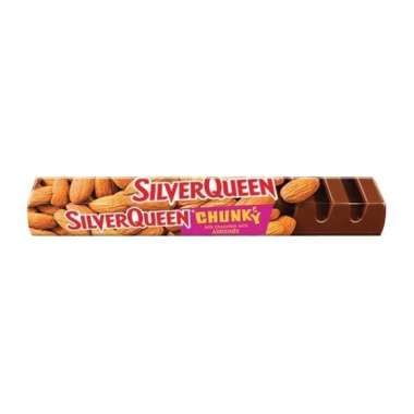 Silverqueen chunky bar chocolate cashew / chocolate almond / dark chocolate / white cashew 85 gram a