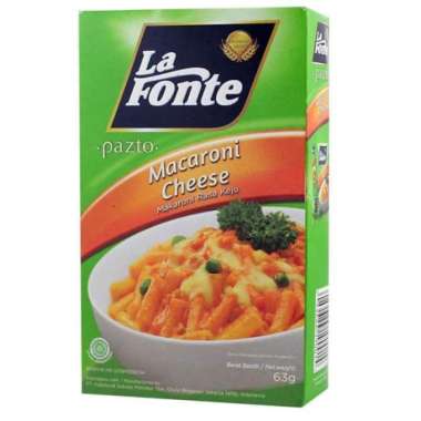 La fonte pasta macaroni and cheese 63 gram