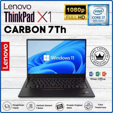 Lenovo Thinkpad X1 Carbon G7 Core i7 Gen-8 RAM 16GB SSD 256GB Original Murah