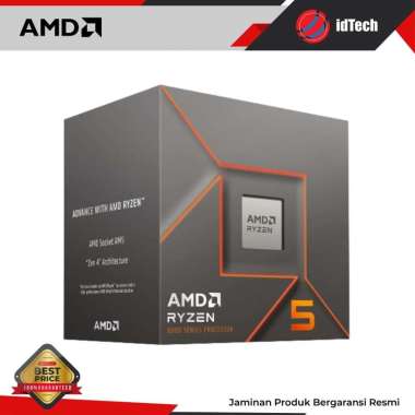 AMD CPU Processor Ryzen 5 8400F Wraith Stealth Cooler