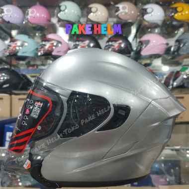 HELM NJS KAIROZ DOUBLE VISOR SILVER S