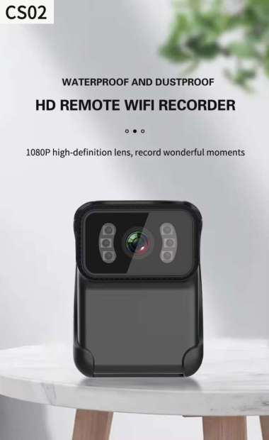 CS02 Action Camera HD 1080P Camcorder Infrared Night Vision WiFi DVR DV Audio Video Record Portable 