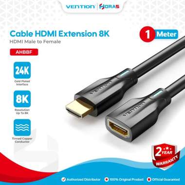 Vention Kabel HDMI 2.1 Extension Ultra HD 8K 4K FHD HDR HDMI Male to Female HDMI Extension Cable 1M 