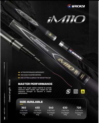Tegek Pancing Carbon Iroly iM110 540