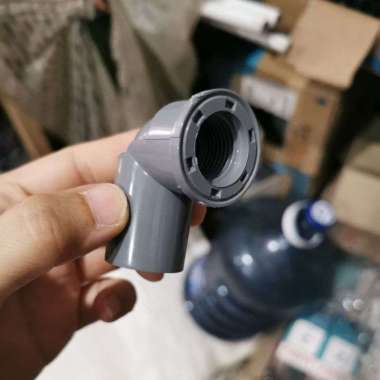 Koleksi Sambungan Fitting Pipa PVC AW Tebal Socket, Knee, Tee, Drat Luar Dalam Berbagai Ukuran Power