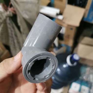Koleksi Sambungan Fitting Pipa PVC AW Tebal Socket, Knee, Tee, Drat Luar Dalam Berbagai Ukuran Power