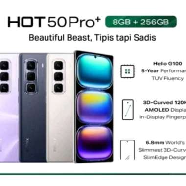 Infinix Hot 50 Pro Plus ram 8+8/256 GB Garansi Resmi