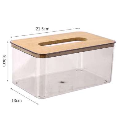 Kotak Tisu Tempat Tisu Motif Kayu Tissue Box Aesthetic Dapur Toilet dan Ruang Tamu Tisu Large