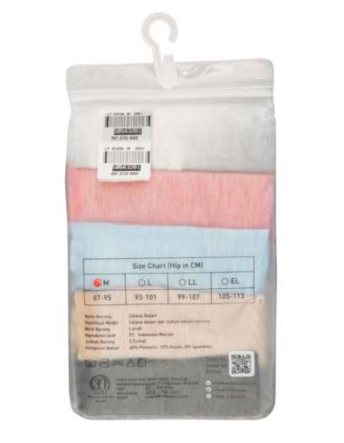 Luludi Saver Pack LP 4243A - Melange Fabric - Midi Brief MIX LL