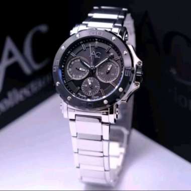 Alexandre Christie 9205 bf jam tangan cewek original silver black