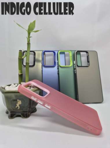 Case poco x7 & x7 pro hologram Anti Scratch Premium Hard Case Casing POCO X7 PRO GREEN-RANDOM