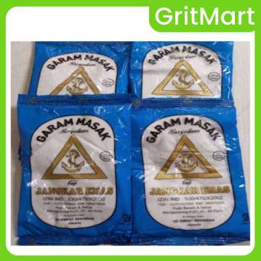 Garam Dapur Jangkar Emas 100 gr I Gurihnya Pas, Harga Ekonomis