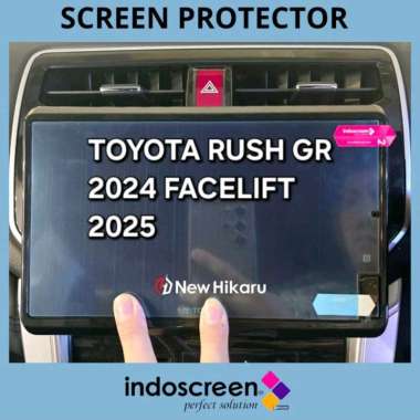 Toyota Rush GR & G 2021 2022 2023 2024 2025 - Pelindung Layar / Anti Gores LCD Head Unit - Hikaru In