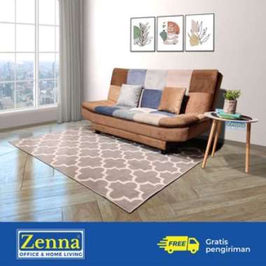 Zenna Sofa Bed Hugo / Sofa Tempat Tidur / Sofa Lipat / Sofabed BLUE BROWN A
