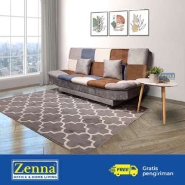Zenna Sofa Bed Hugo / Sofa Tempat Tidur / Sofa Lipat / Sofabed GREY A