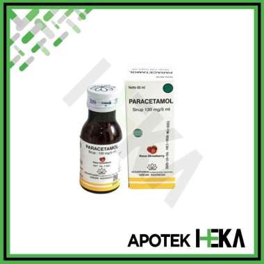 Paracetamol Sirup Novapharin Botol 60 ml Rasa Strawberry - Demam Anak