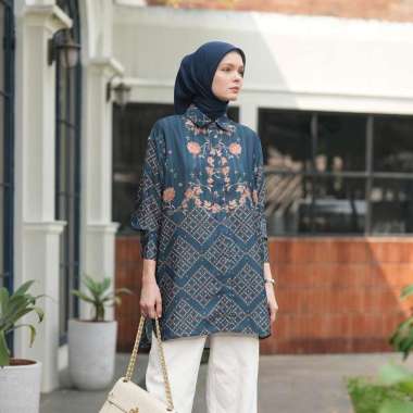 Heaven Lights - Ruby Tunic - Atasan Tunik Motif Wanita Muslim XS Violet