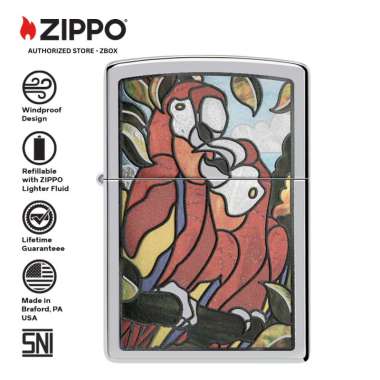 46142 - ZIPPO PARROT PALS DESIGN