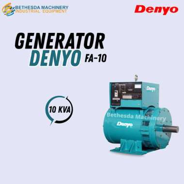 Denyo Generator FA 10 DF 3 Phase Alternator Listrik