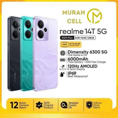 REALME 14T 5G SERIES (REALME14T 5G 8+8/128 -- REALME 256