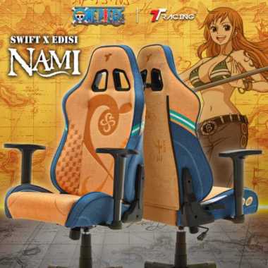 TTRacing Swift X 2020 Nami - One Piece Edition / Kursi Gaming / Kursi Kantor [Garansi 2 Tahun]