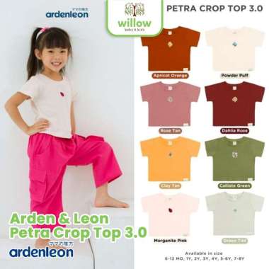 Kaos Anak - Arden & Leon Petra Crop Top 3.0 2Y Rose Tan