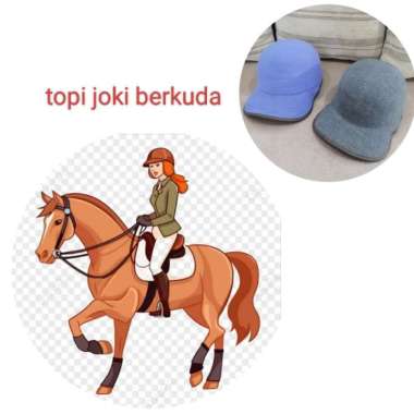 Topi Joki Berkuda Kuda / Topi Pacuan Kuda Berkuda