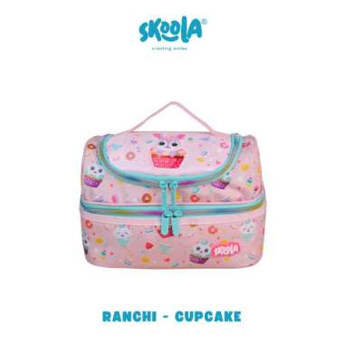 Skoola Tas Bekal Lunch Bag Box Tempat Makan Anak Perempuan Unicorn Cupcake - Ranchi RANCHI CUPCAKE
