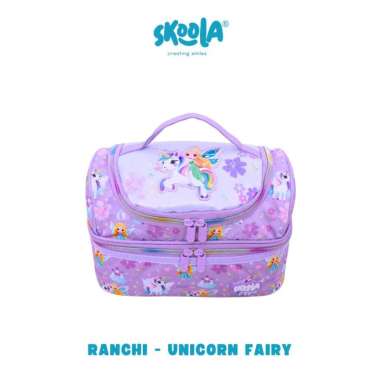 Skoola Tas Bekal Lunch Bag Box Tempat Makan Anak Perempuan Unicorn Cupcake - Ranchi RANCHI UNICORN F