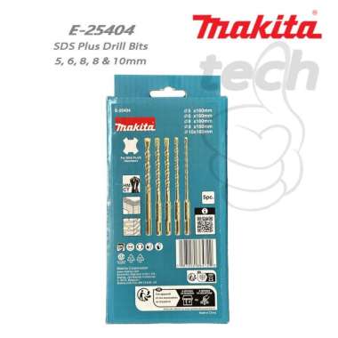 Mata Bor Tembok Beton Set SDS Plus Hammer Drill Bits Makita 5, 6, 8, 8, 10mm