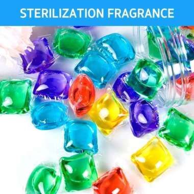 (PROMO 1 BOX ISI 40 PCS) Sabun Detergen Laundry Gel Ball Detergen Kapsul Wangi Aroma Cuci Baju Deter