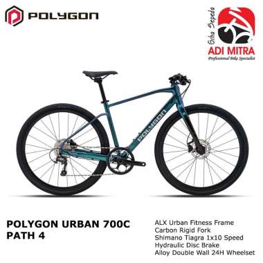 Polygon Path 4 [700C] Sepeda Urban Commuter Bike M