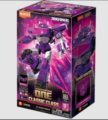 Blokees Transformers Classic Class 18 Transformers One Shockwave / Hasbroo Transformers One Classic 