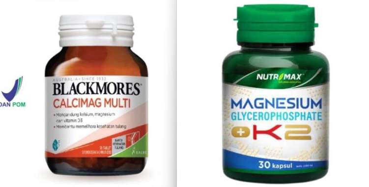 Paket Bundling Blackmores Calcimag Multi 30 Tablet + Nutrimax Magnesium + K2 30 Tablet