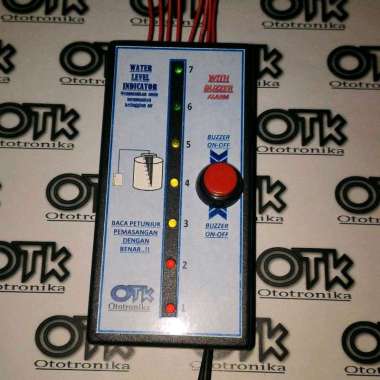 Water Level Indicator | Indikator Level Air dengan Alarm Buzzer Monitoring tinggi air Alarm Penuh AC
