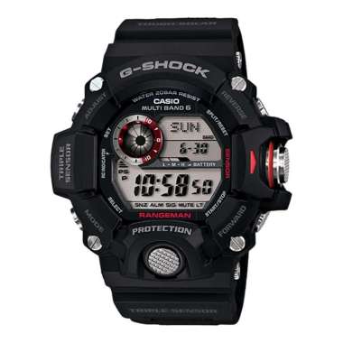 Jam Tangan Pria Casio G-Shock Rangeman X Pompiers de Paris GW-9400BSPP-1ER Digital Dial Resin Band H