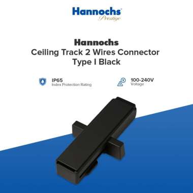Hannochs Lampu Sorot Rel Track Light Ceiling Track 2 Wires Connector Type I White