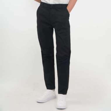M231 Celana Panjang Pria Chino Dobby Hitam 0953C 38