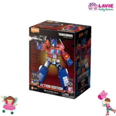 Blokees Transformers G1 Optimus Prime Limited Edition – Model Kit Gacha dengan Mata Menyala | Figure