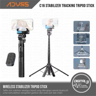 ADYSS C16 Extendable Stabilizer Tripod Stick Remote Bluetooth Wireless Foldable Bracket Stand for Sm