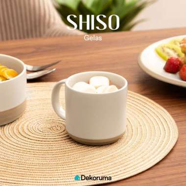 Dekoruma SHISO Gelas 350 ML / Mug Keramik / Cangkir Kopi dan Teh