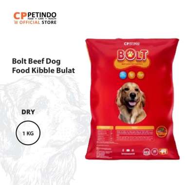 BOLT Beef Kibble Bulat Dog Food 1 Kg