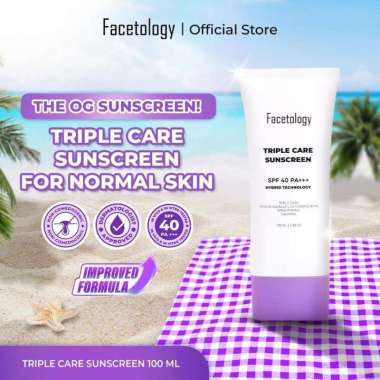 Facetology Triple Care Sunscreen SPF 40 PA++++ 100ML