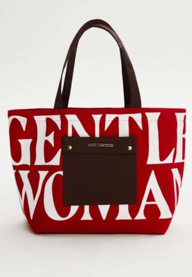 Gw Painted Wall Tote Bag Red