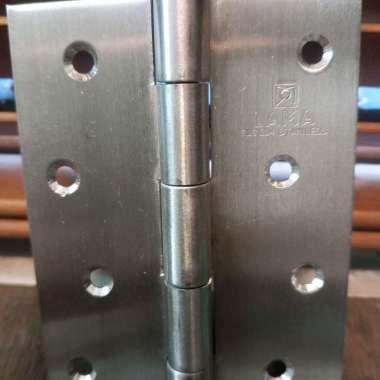 Engsel Pintu Full Stainless SUS304 4" x 3" x 2 mm LAMA 2043/BB With BB