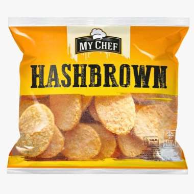 MY CHEF HASHBROWN 1KG KENTANG GORENG HASH BROWN FROZEN HALAL