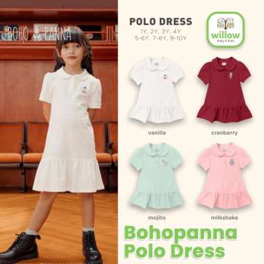 Dress Anak - Bohopanna Polo Dress 4Y Vanilla